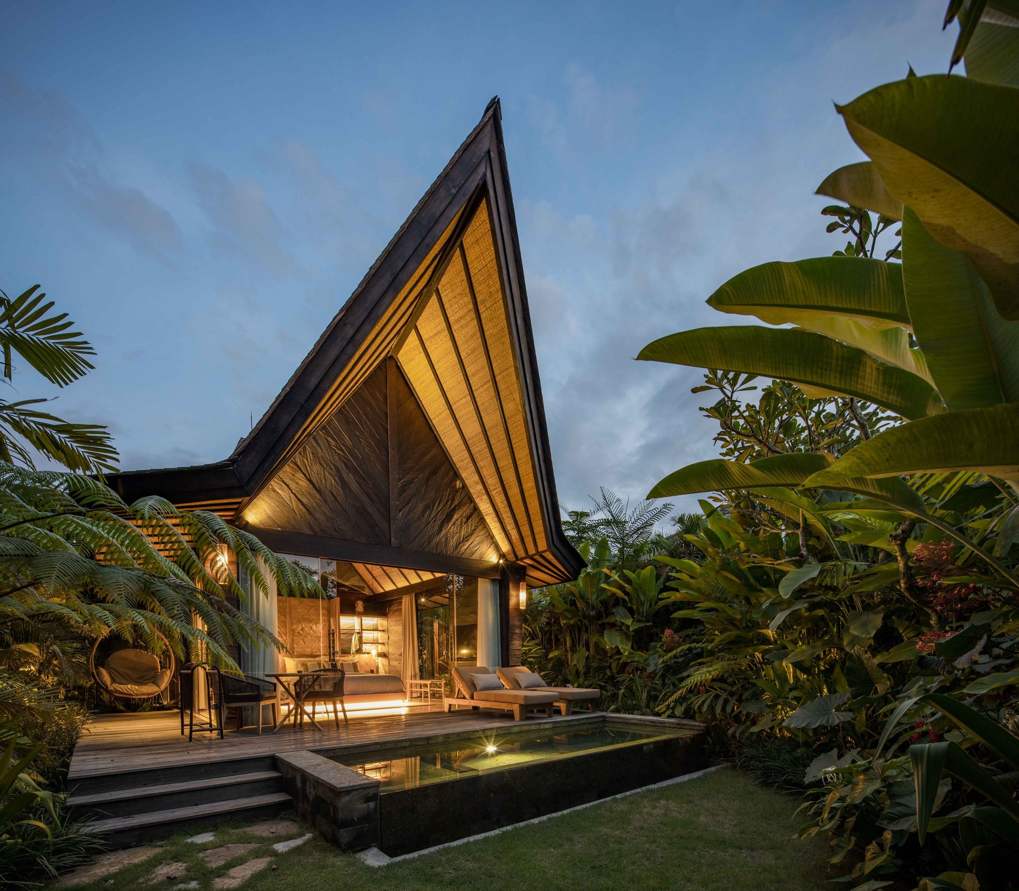 Premium Jabu villa with private plunge pool and jungle garden